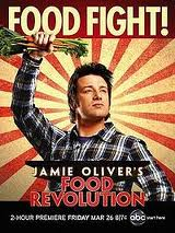 Forside af bogen "Jamie Oliver's Food Revolution"