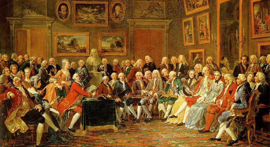 Anicet Charles Gabriel Lemonnier: In the Salon of Madame Geoffrin in 1755