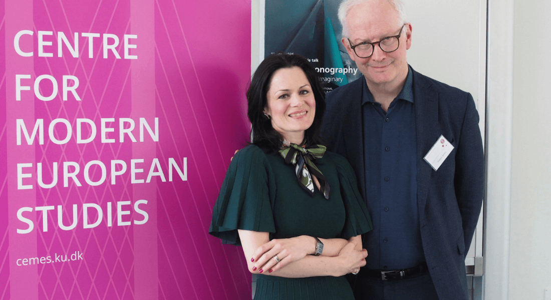 Fig. 1. Irina Hron (AENEAS’ President) and Gregor Jemec (AENEAS’ Vice President)